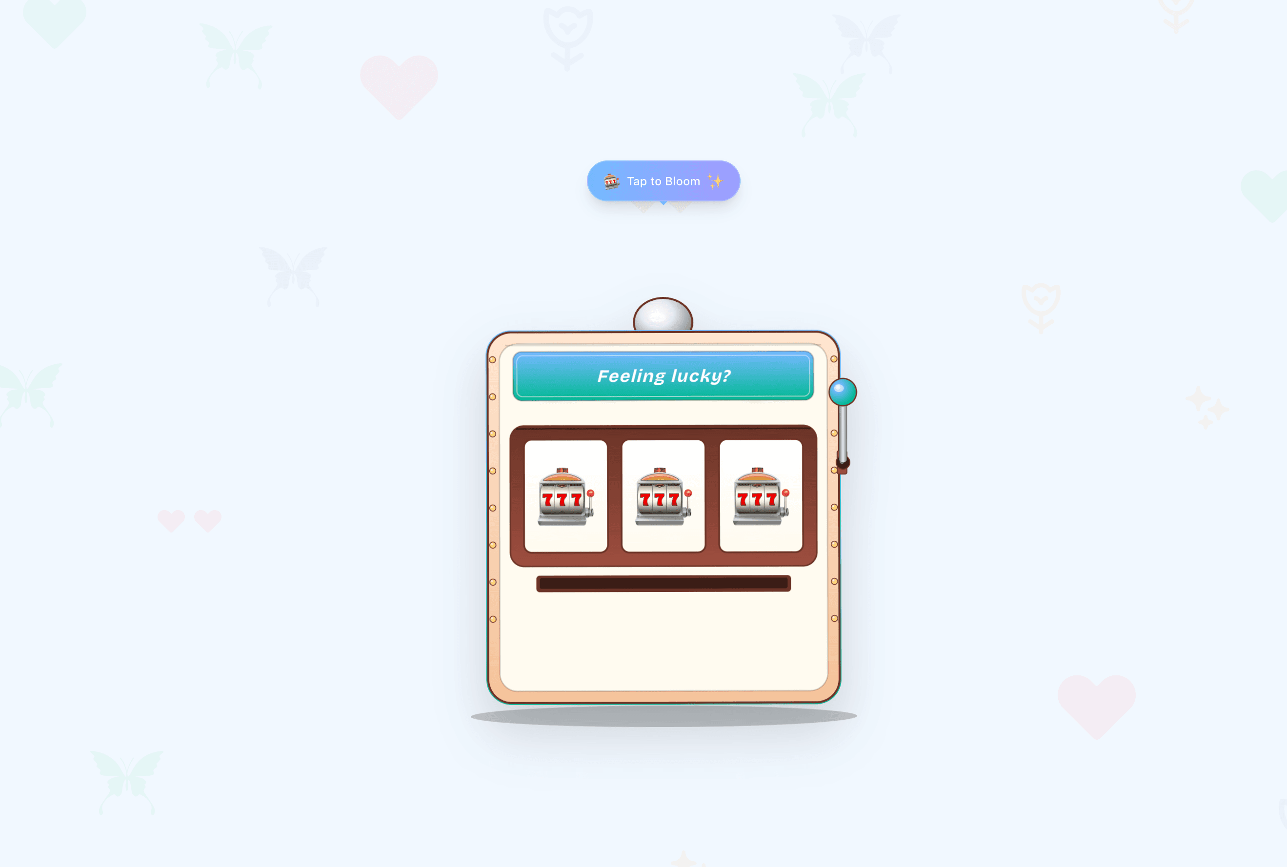 Slot Machine card example